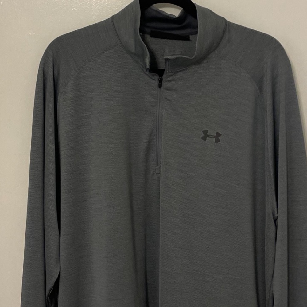Under Armour Gray 1/4 Zip Long Sleeve